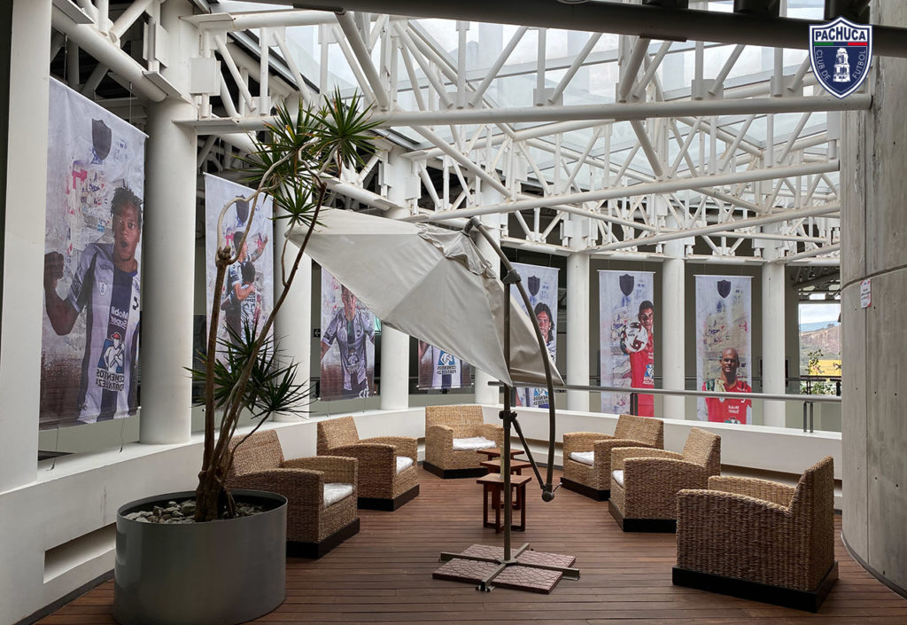 Sala de descanso del Pabellón