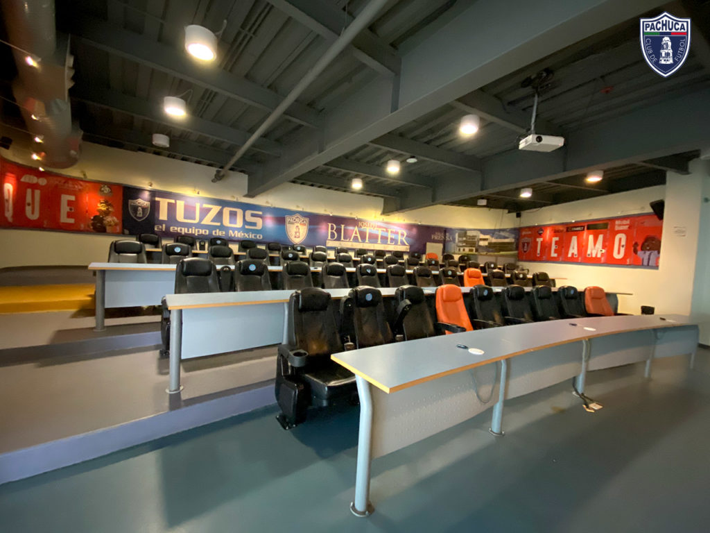 Sala de prensa del Pabellón