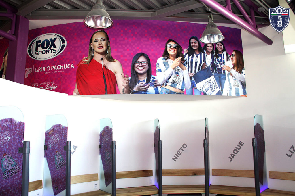 Vestidores para equipo femenil